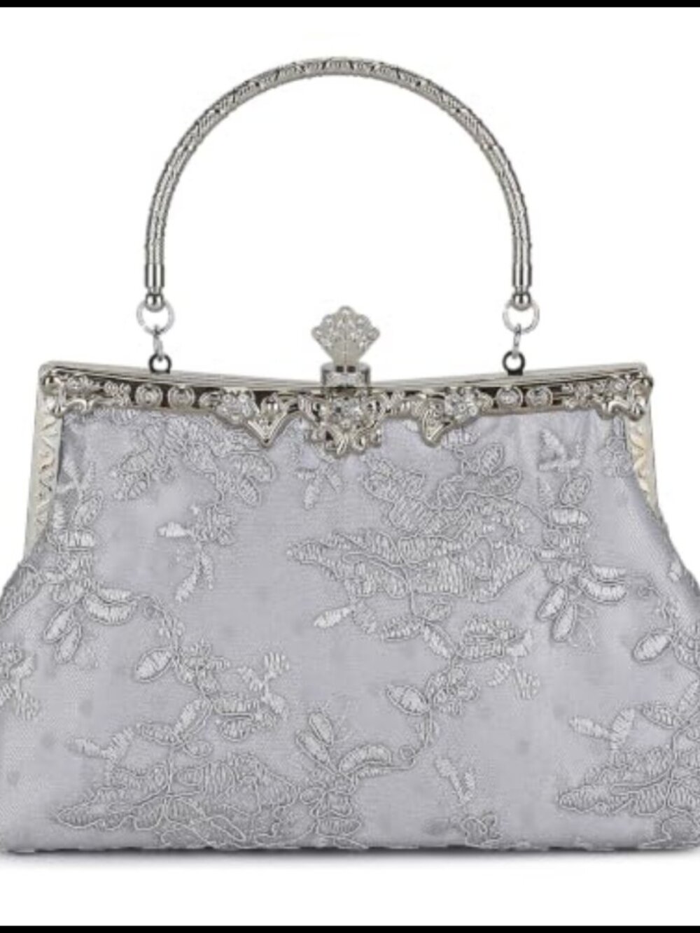 UBORSE Lace Floral Clutch Evening Bag 1920s Vintage Purse